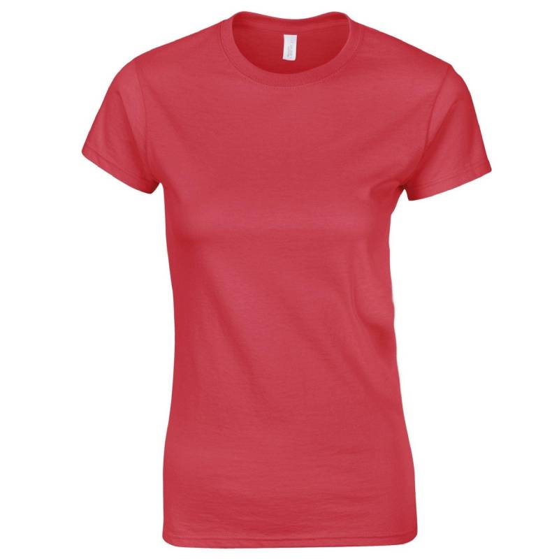 Soft Style Kurzarm Tshirt Damen Rot Bunt XXL von Gildan