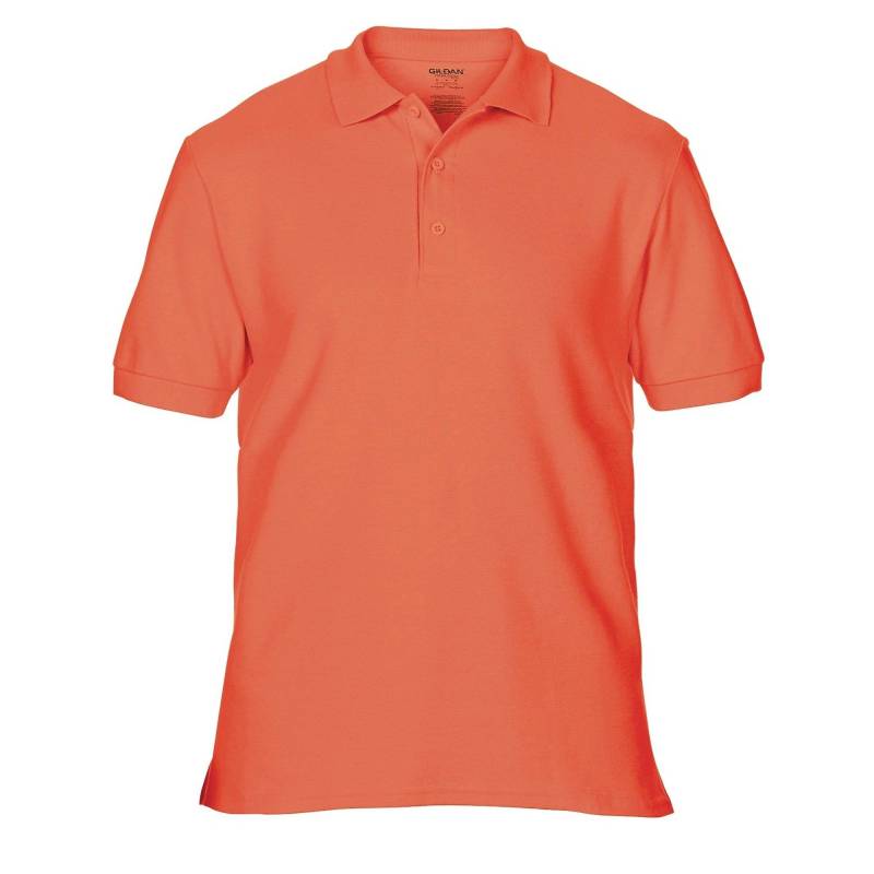 Premium Sport Pique Polohemd Herren Lachs XXL von Gildan