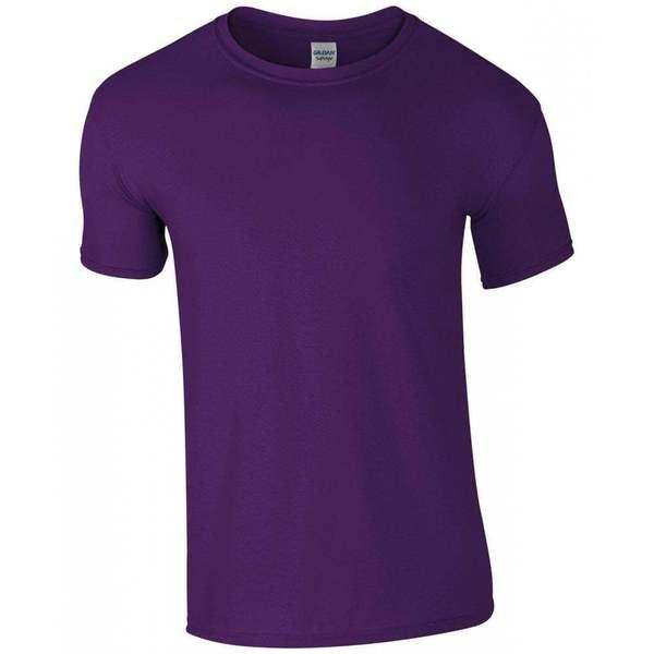 Soft Style Tshirt Herren Lila 4XL von Gildan