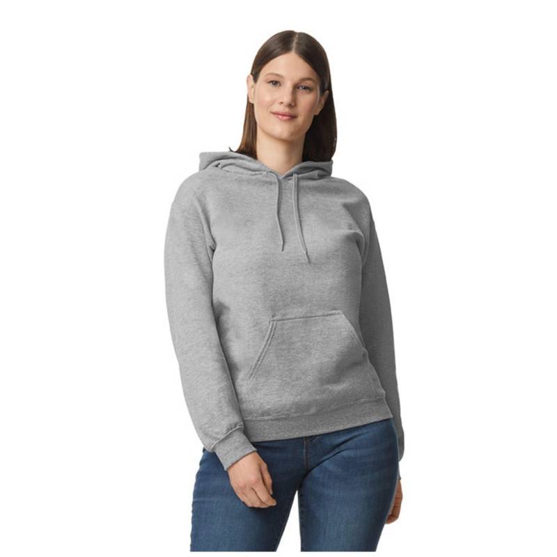 Softstyle Kapuzenpullover Mittelschwer Damen Grau 3XL von Gildan