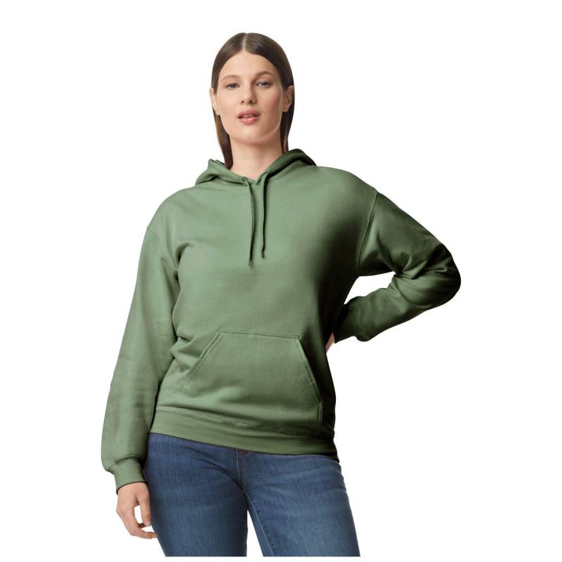 Softstyle Kapuzenpullover Mittelschwer Damen Militärgrün 4XL von Gildan