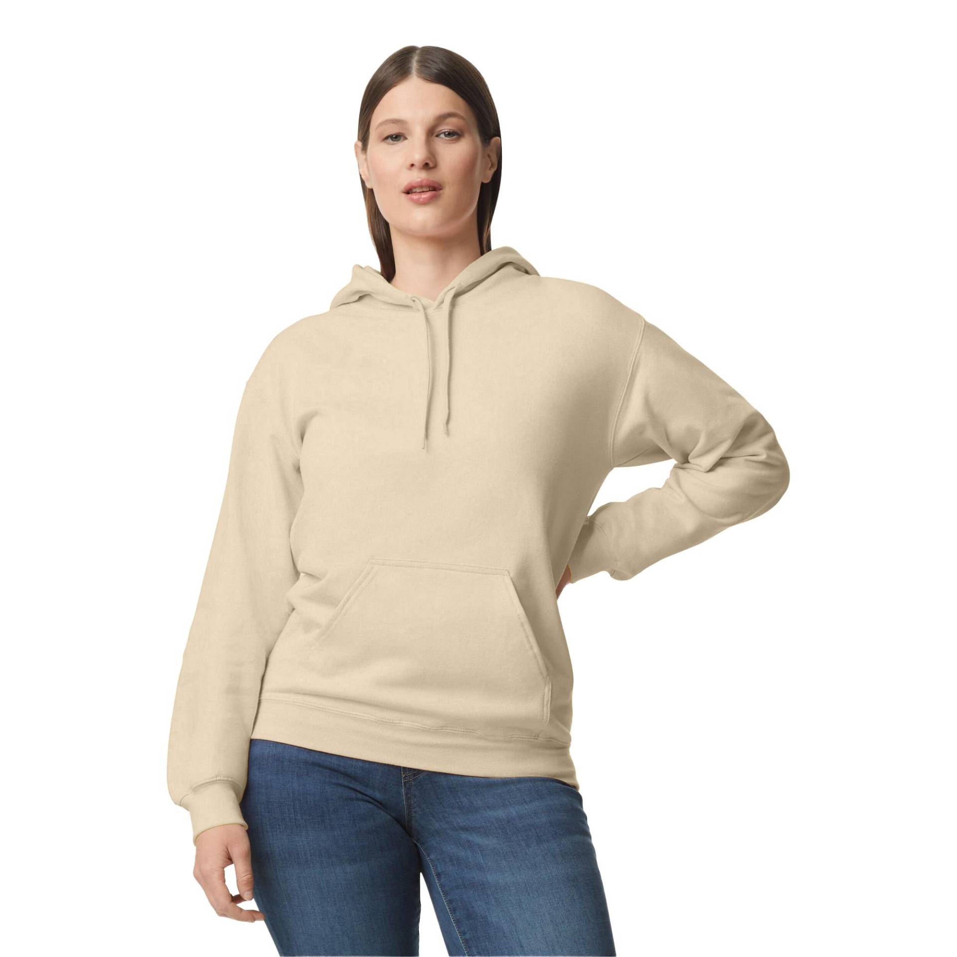 Softstyle Kapuzenpullover Mittelschwer Damen Sand 3XL von Gildan