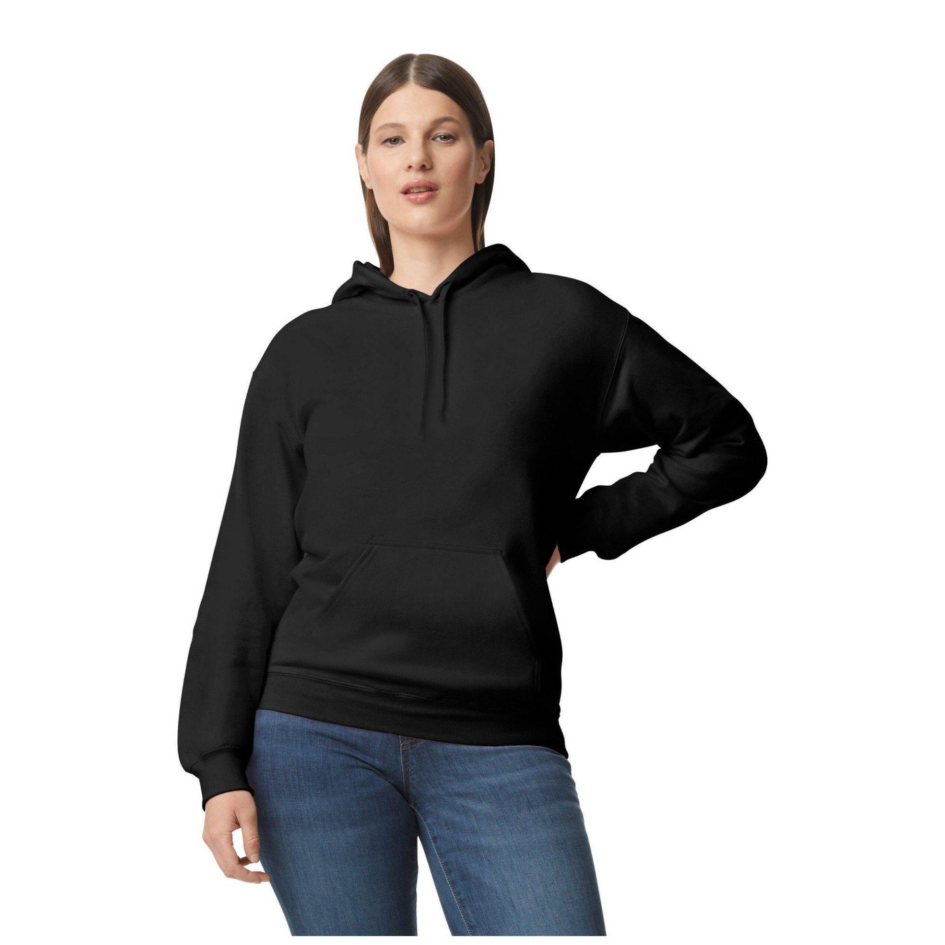 Softstyle Kapuzenpullover Mittelschwer Damen Schwarz 3XL von Gildan