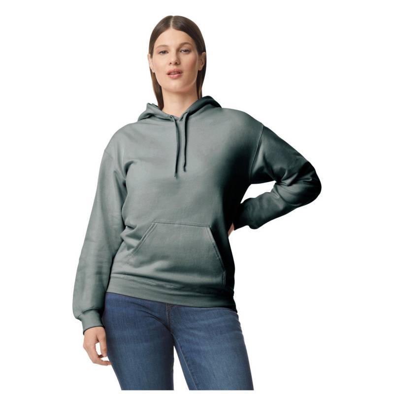 Softstyle Kapuzenpullover Mittelschwer Damen Taubengrau M von Gildan