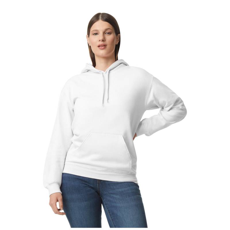 Softstyle Kapuzenpullover Mittelschwer Damen Weiss 3XL von Gildan