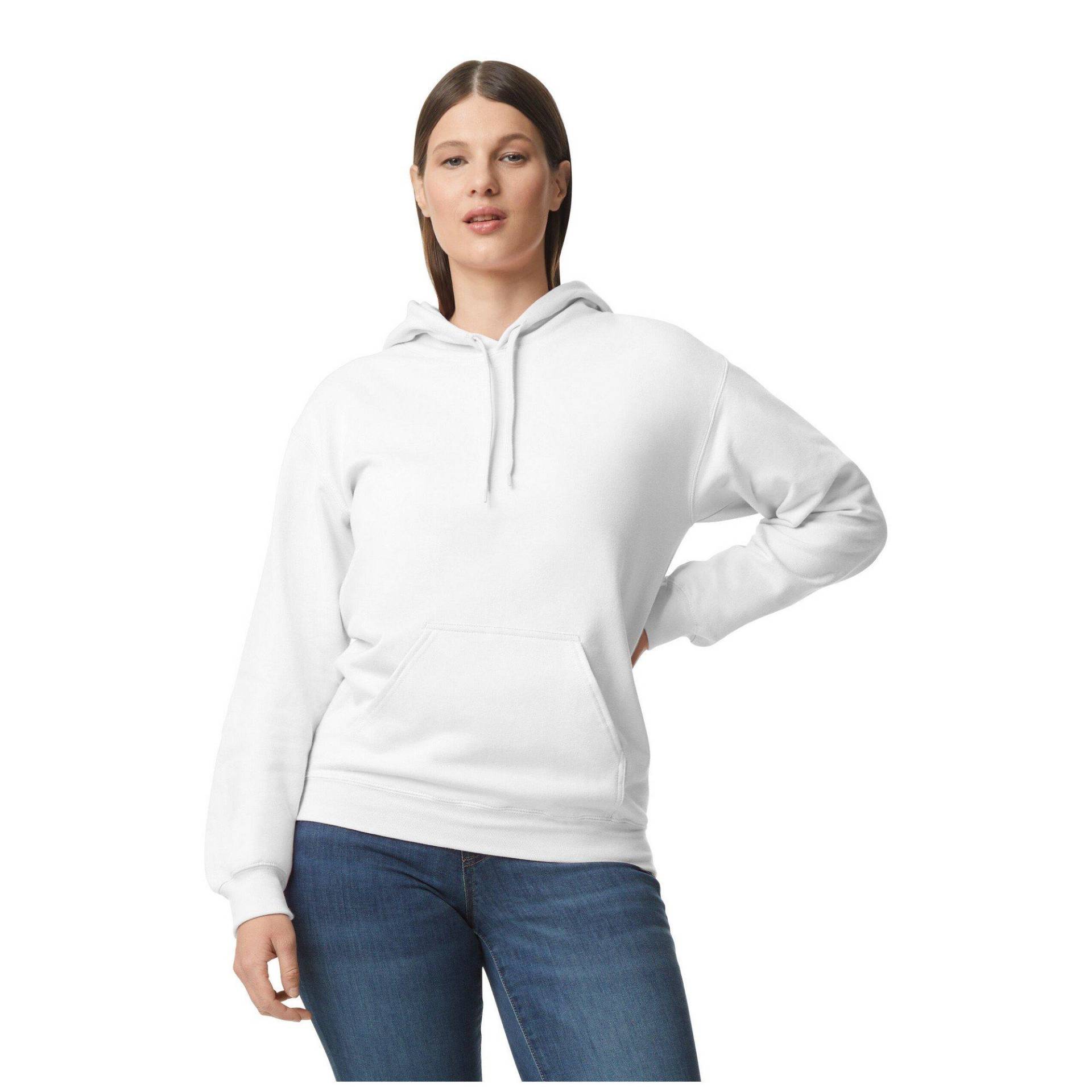 Softstyle Kapuzenpullover Mittelschwer Damen Weiss 4XL von Gildan