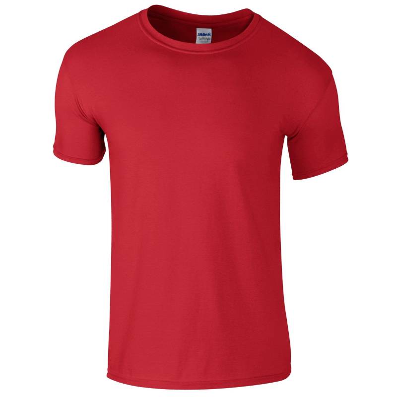 Softstyle Tshirt, Kurzarm, Rundhalsausschnitt Herren Rot Bunt 3XL von Gildan