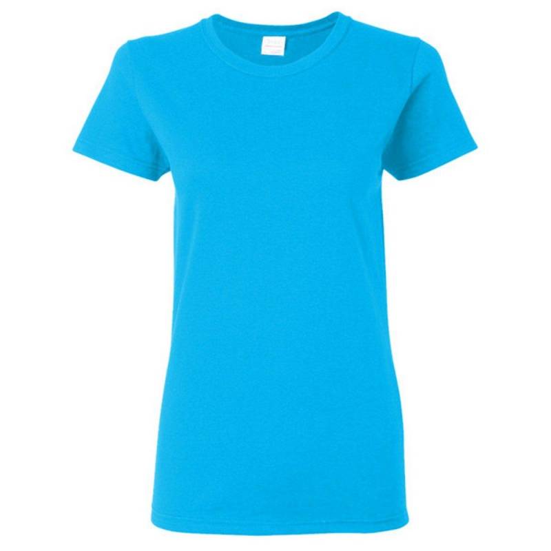 T-shirt, Enganliegend Damen Saphirblau M von Gildan