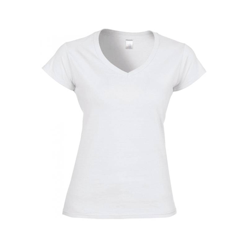 T-shirt Mit V-ausschnitt, Softstyle Damen  S von Gildan