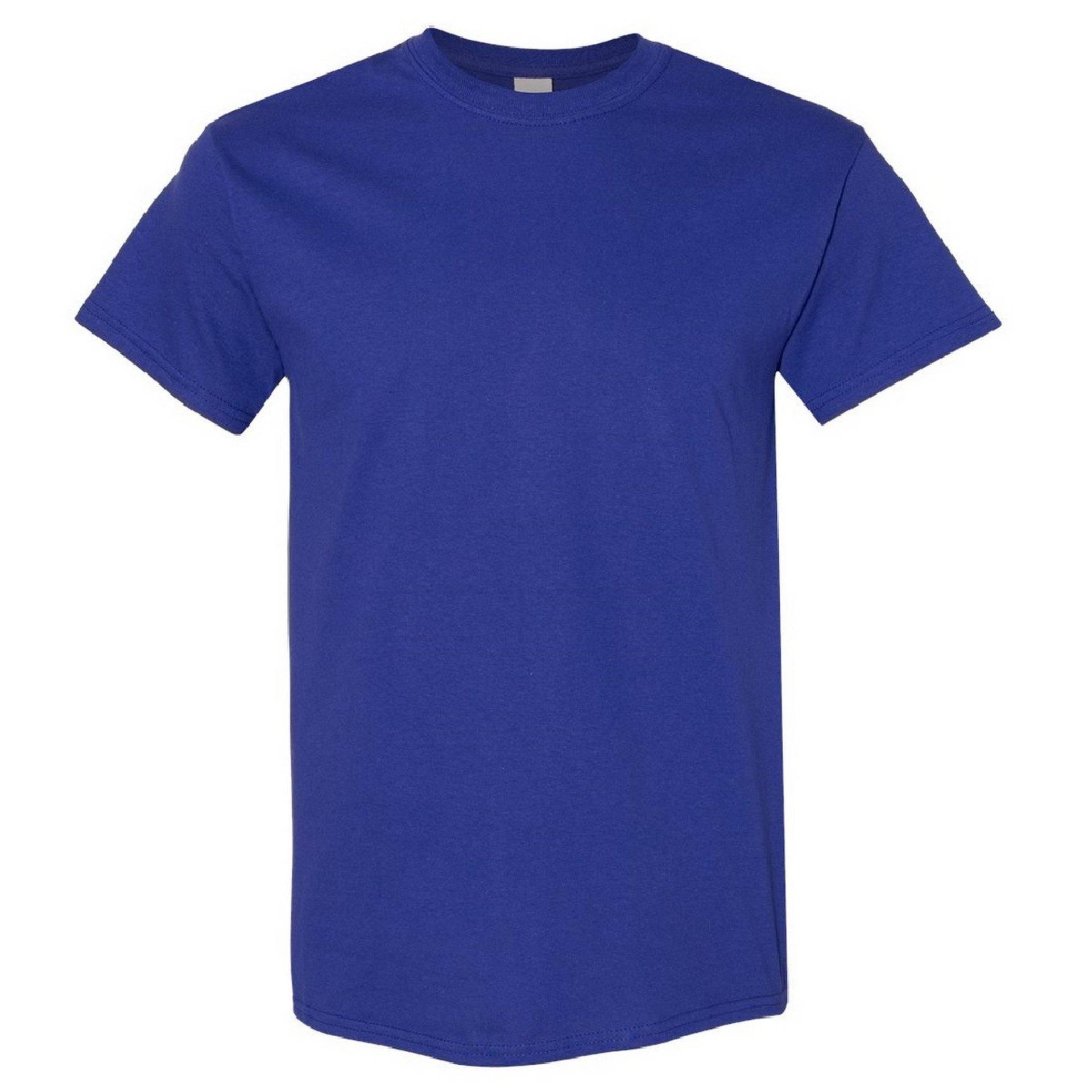 Tshirt (5 Stückpackung) Herren Blau M von Gildan