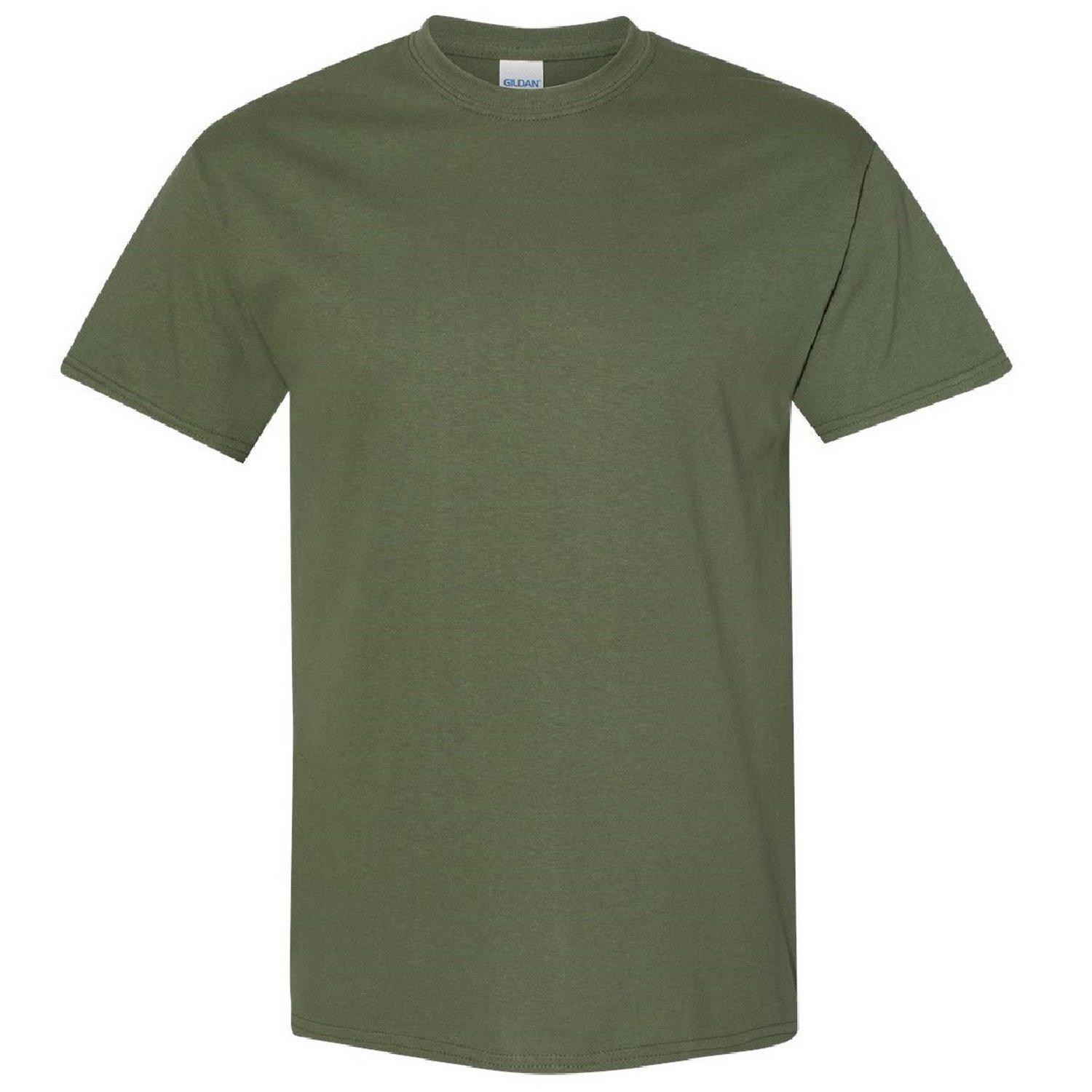 Tshirt (5 Stückpackung) Herren Militärgrün M von Gildan