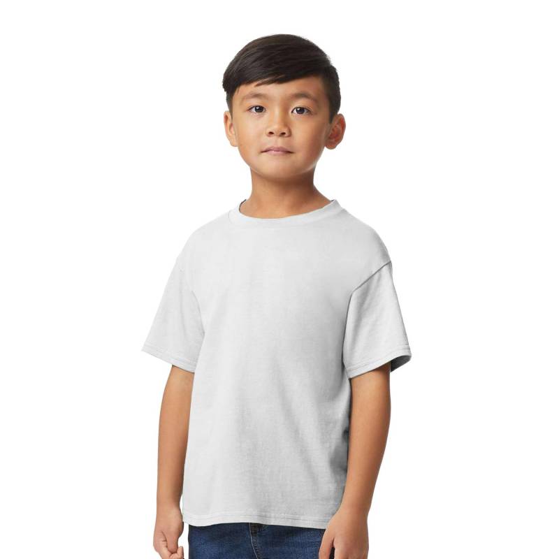 Tshirt Weiche Haptik Jungen Grau 158/164 von Gildan