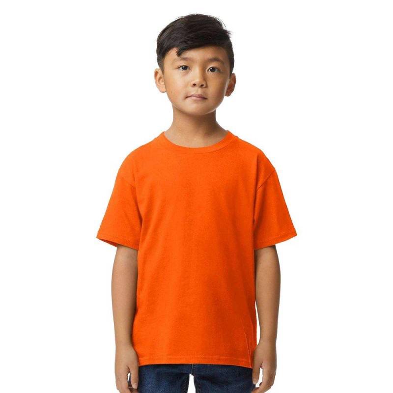 Tshirt Weiche Haptik Jungen Orange XL von Gildan