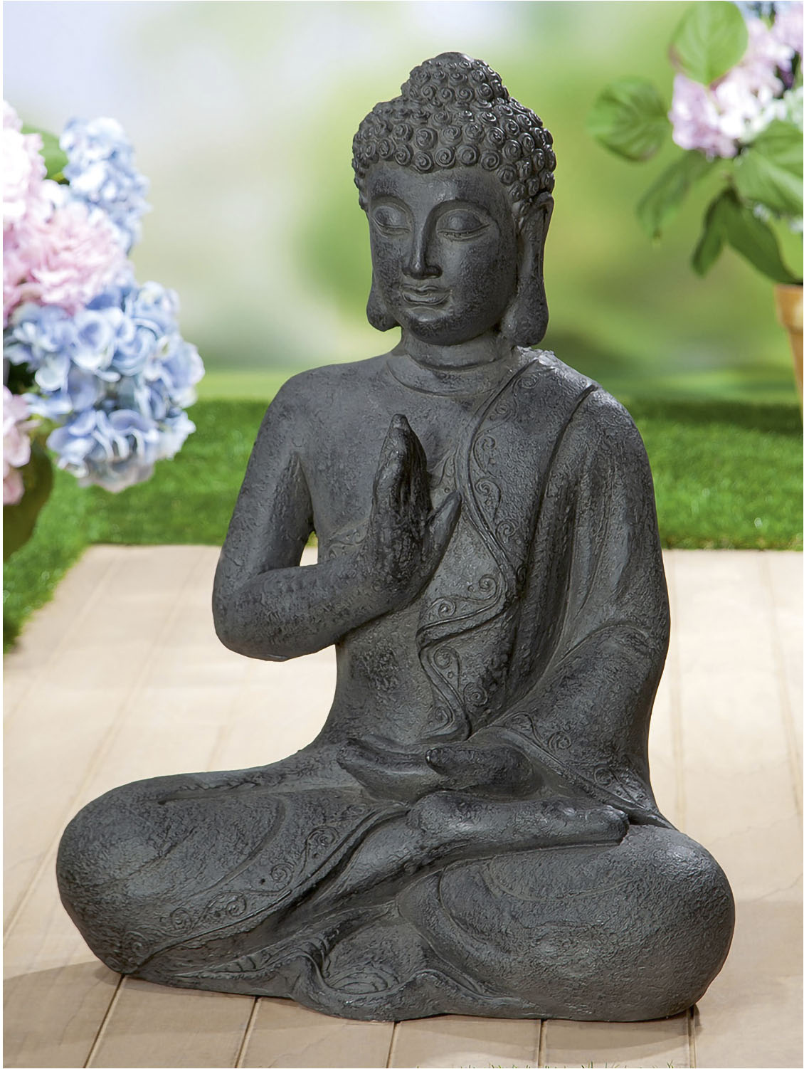 GILDE Buddhafigur »Figur "Buddha" sitzend« von Gilde