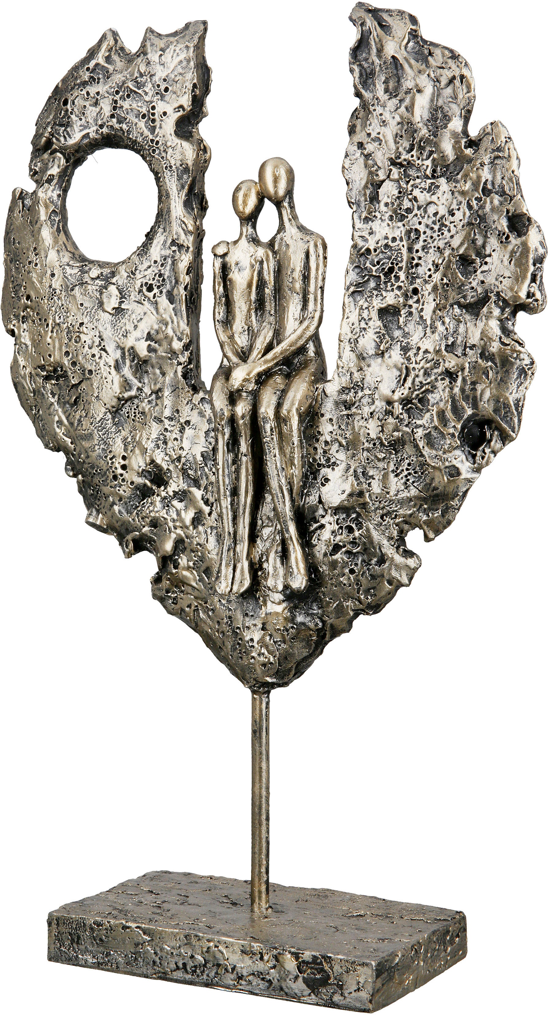 GILDE Dekofigur »Skulptur Paar im Herz« von Gilde