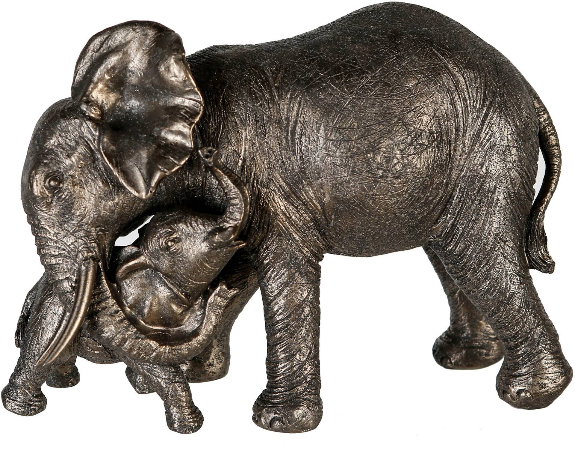 GILDE Tierfigur »Elefant mit Jungem "Zambezi"« von Gilde