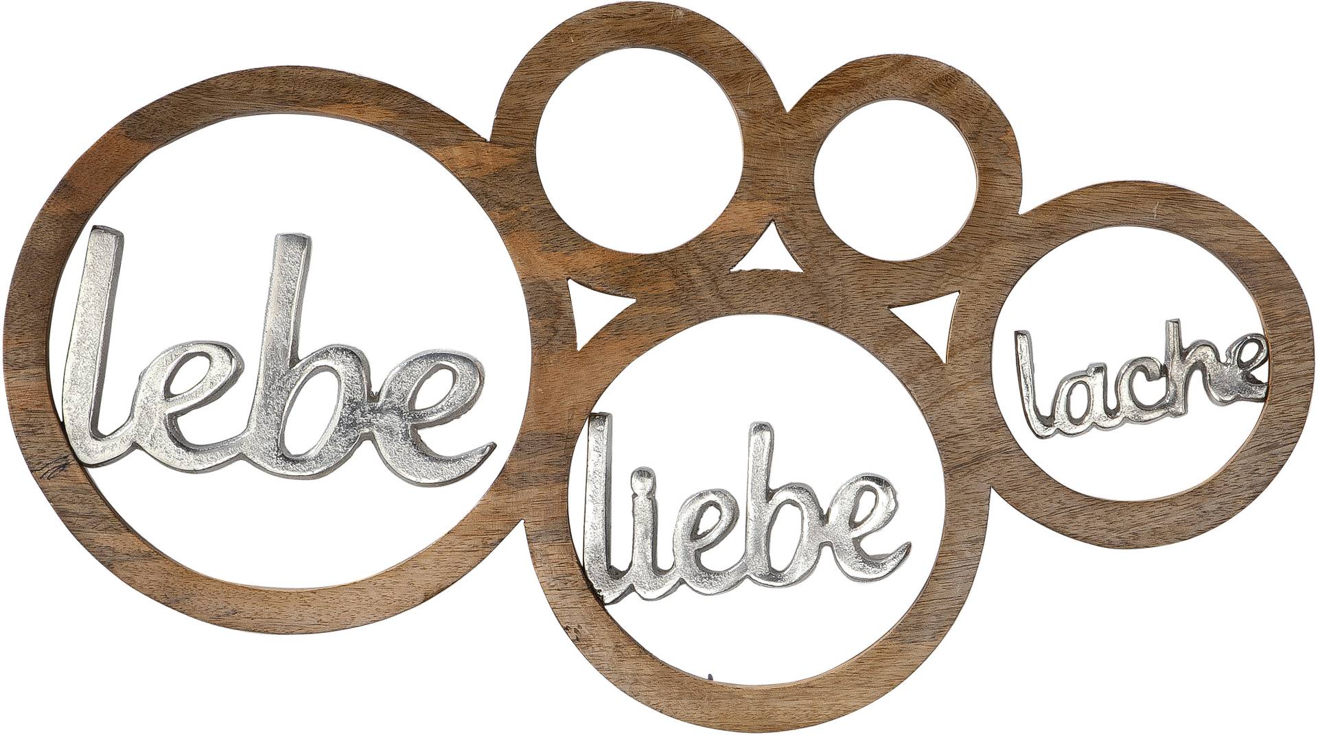 GILDE Wanddekoobjekt »Wandobjekt Lebe,Liebe,Lache«, (1 St.) GILDE Wanddekoobjekt »Wandobjekt Lebe,Liebe,Lache«, (1 St.) von Gilde