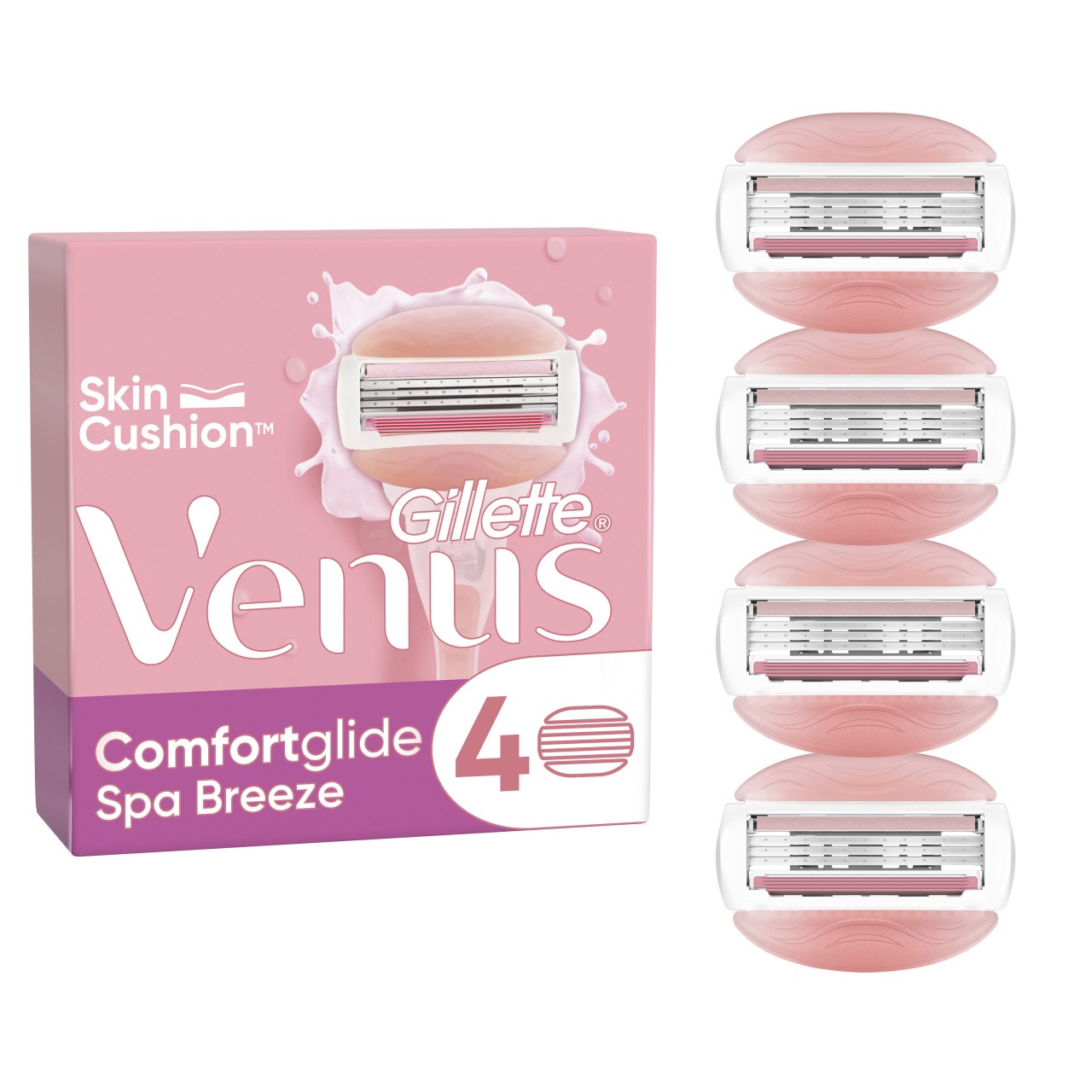 Gillette - Venus Comfortglide Spa Breeze Systemklingen 4er von Gillette Venus