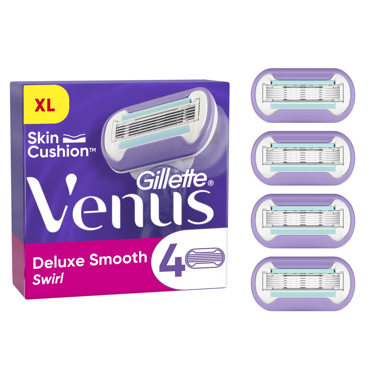 Gillette - Venus Deluxe Smooth Swirl Systemklingen 4er von Gillette Venus