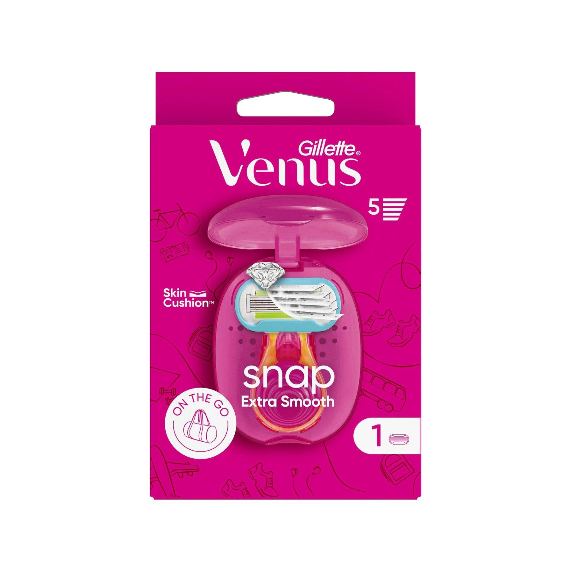 Extra Smooth Snap Pink Rasierer Damen Pink 1 pezzo von Gillette Venus