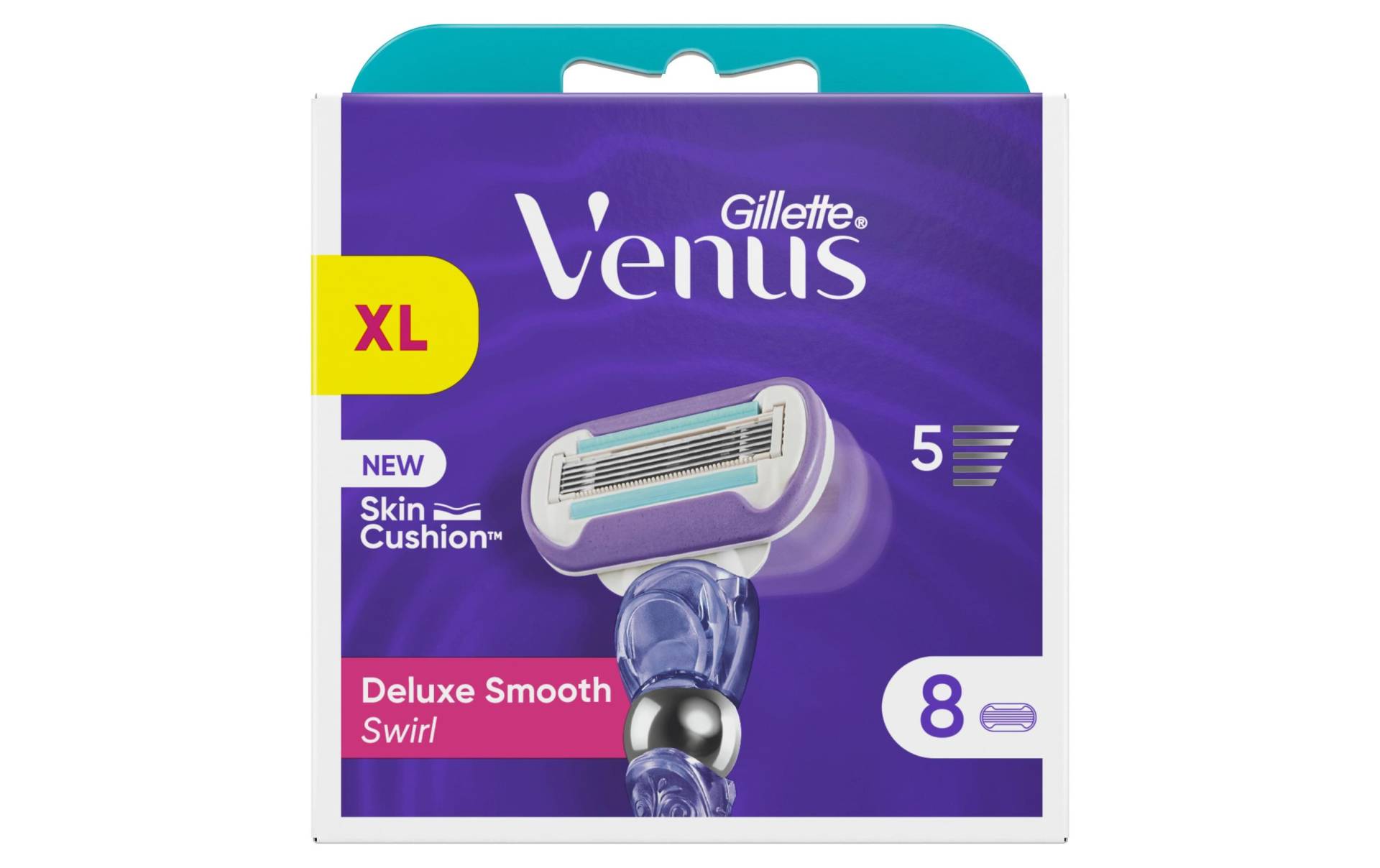 Gillette Venus Rasierklingen »Deluxe Smooth Swirl 8 Stück«, (8 tlg.) von Gillette Venus