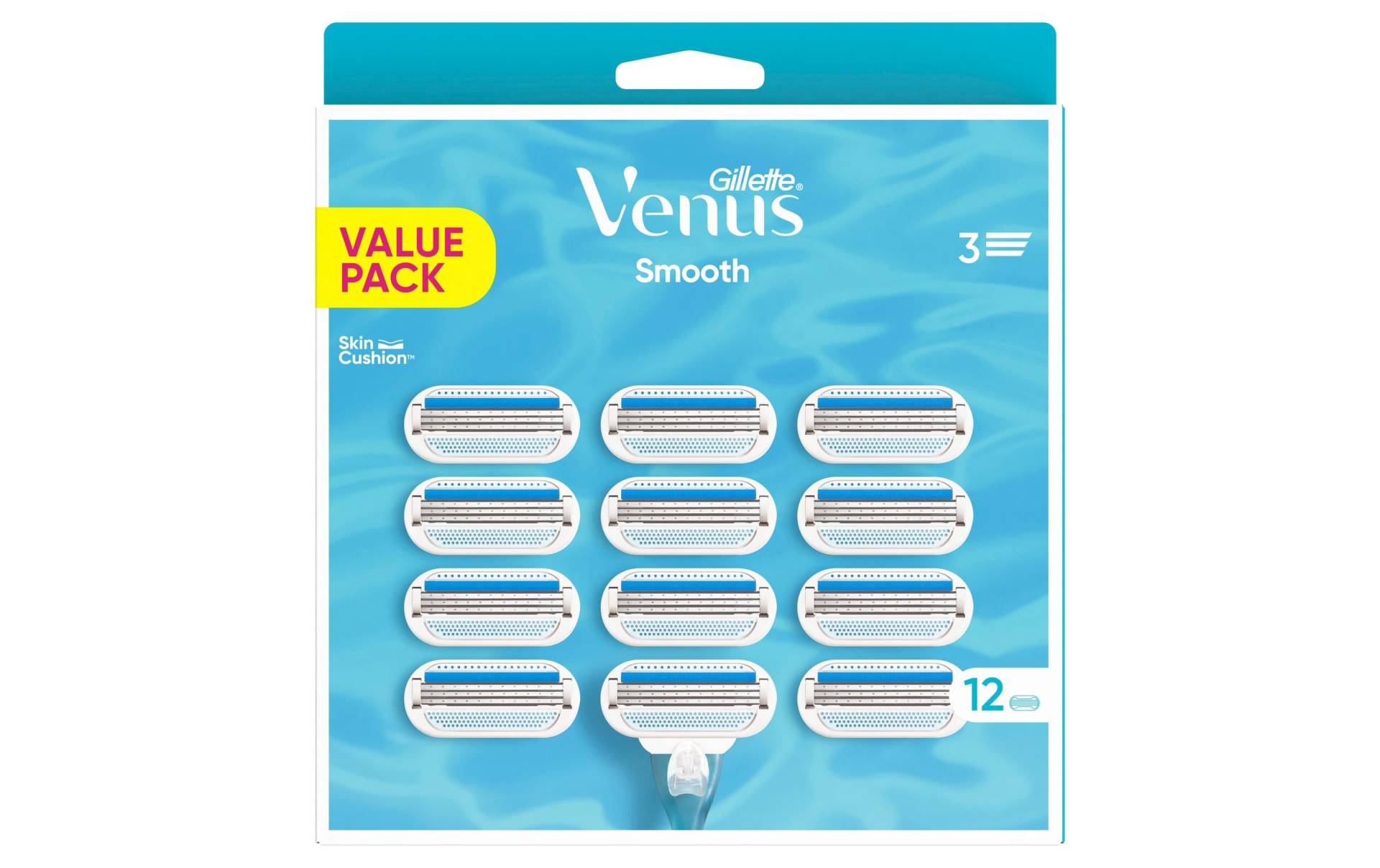 Gillette Venus Rasierklingen »Rasierklingen Smooth 12 Stück«, (12 tlg.) von Gillette Venus