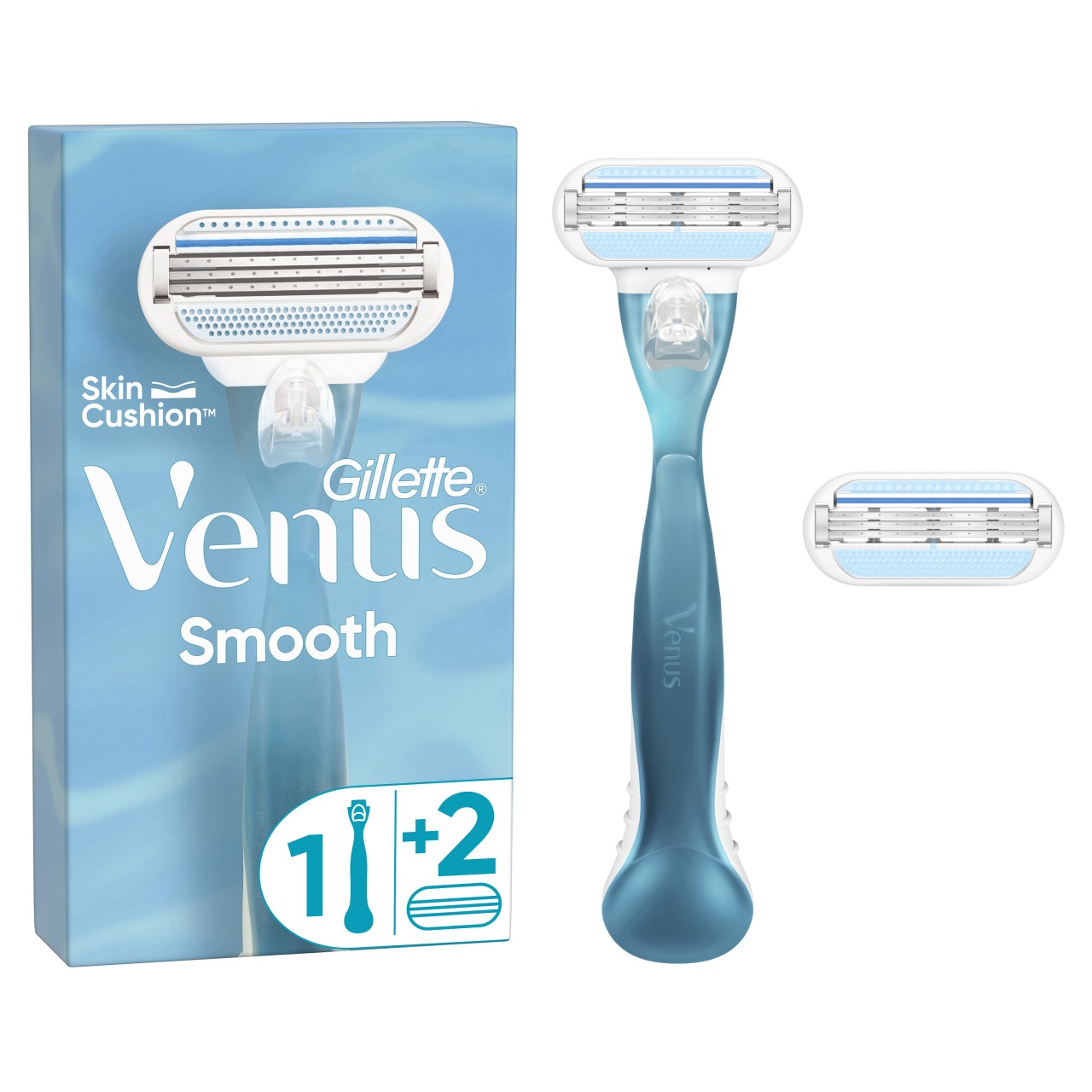 Gillette - Venus Smooth Rasierapparat mit 2 Klingen von Gillette Venus