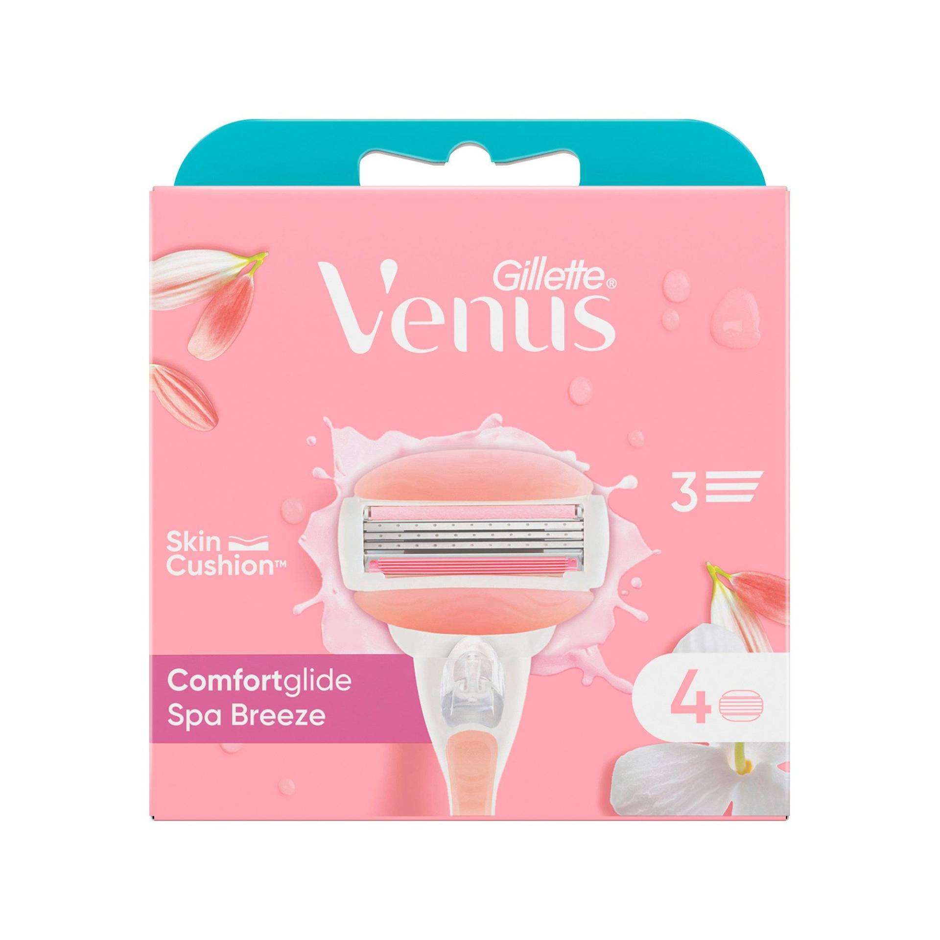 Venus Spa Breeze Klingen Damen Metallgrau  4 pezzi von Gillette Venus