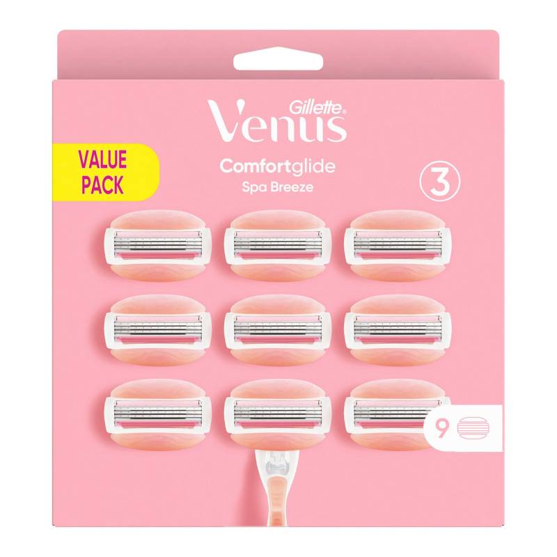 Spa Breeze Systemklingen 9er Damen  9 Stück von Gillette Venus