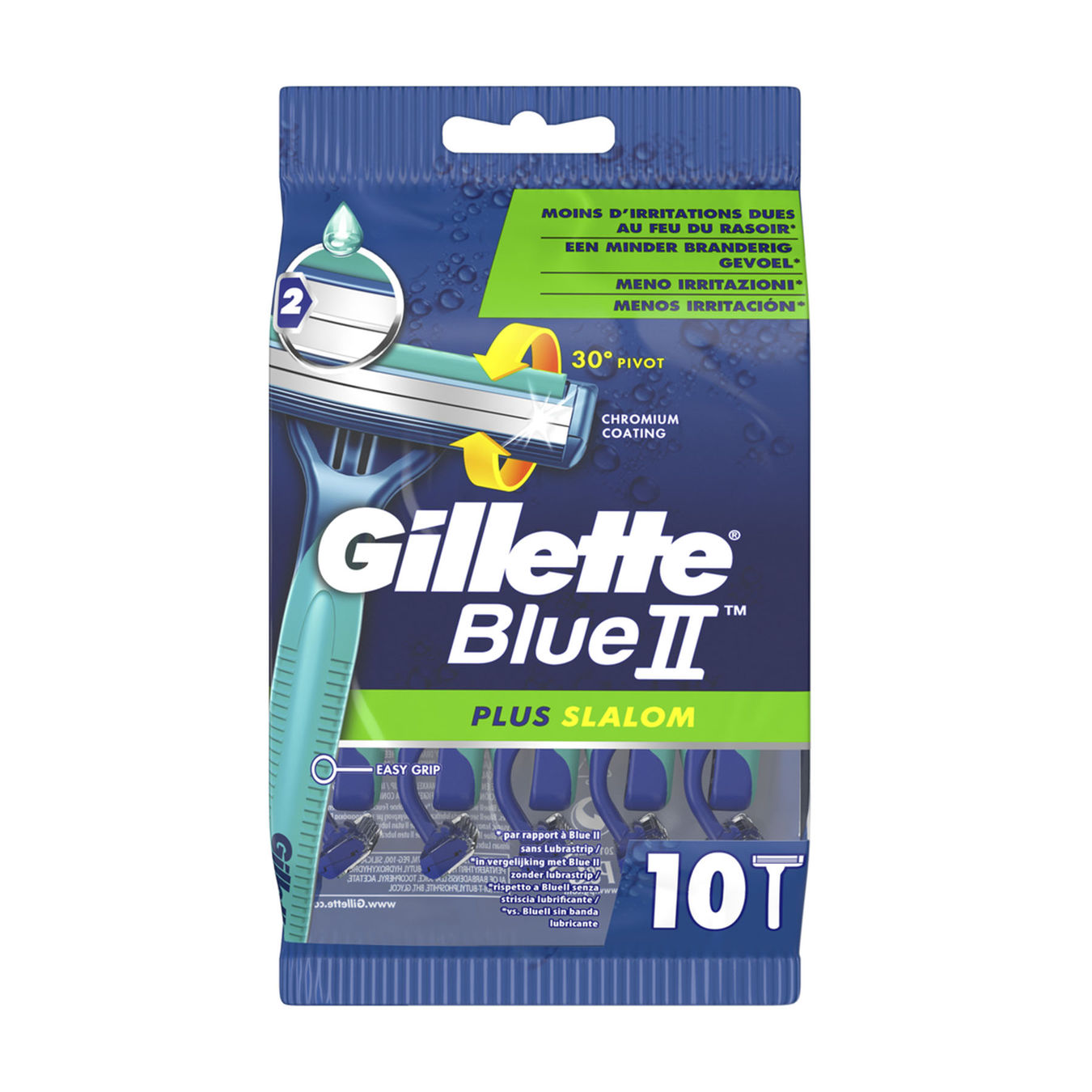 Gillette Blue II Slalom Einwegrasierer 10 Stück von Gillette