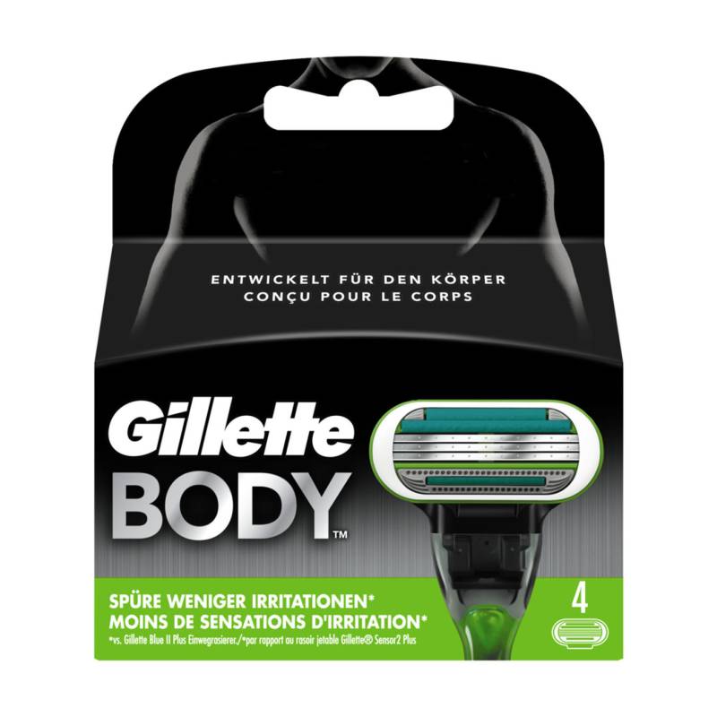 Gillette Body Rasierklingen 4 Stück von Gillette