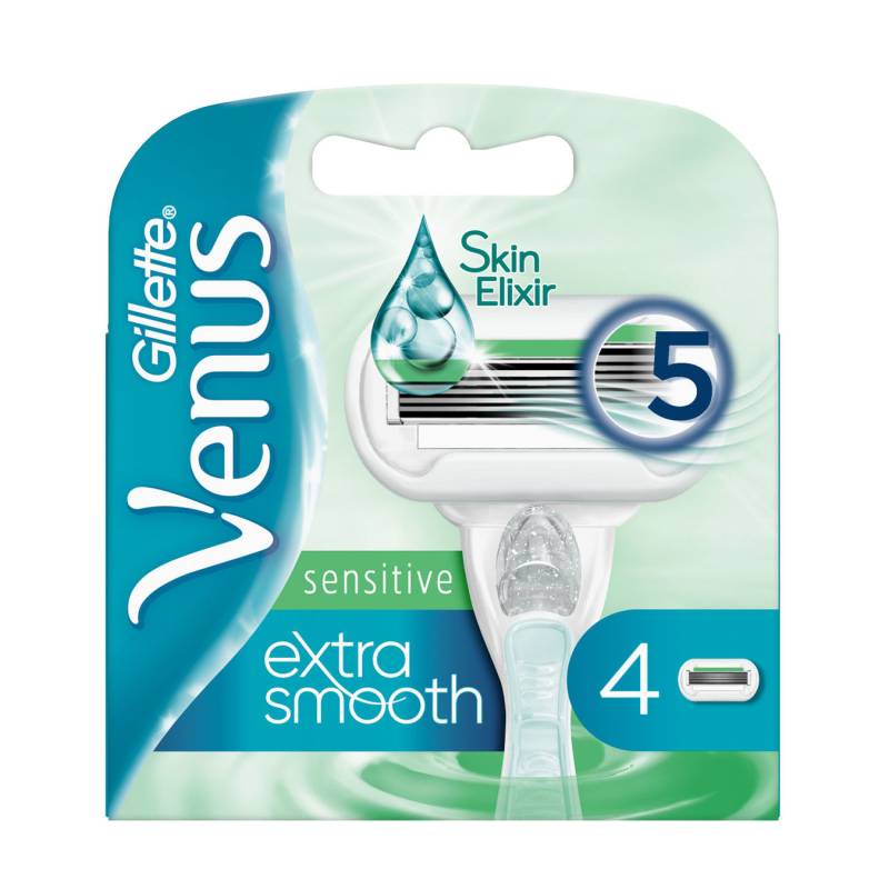 Gillette Extra Smooth Sensitive Rasierklingen 4 Stück Gillette Extra Smooth Sensitive Rasierklingen 4 Stück von Gillette