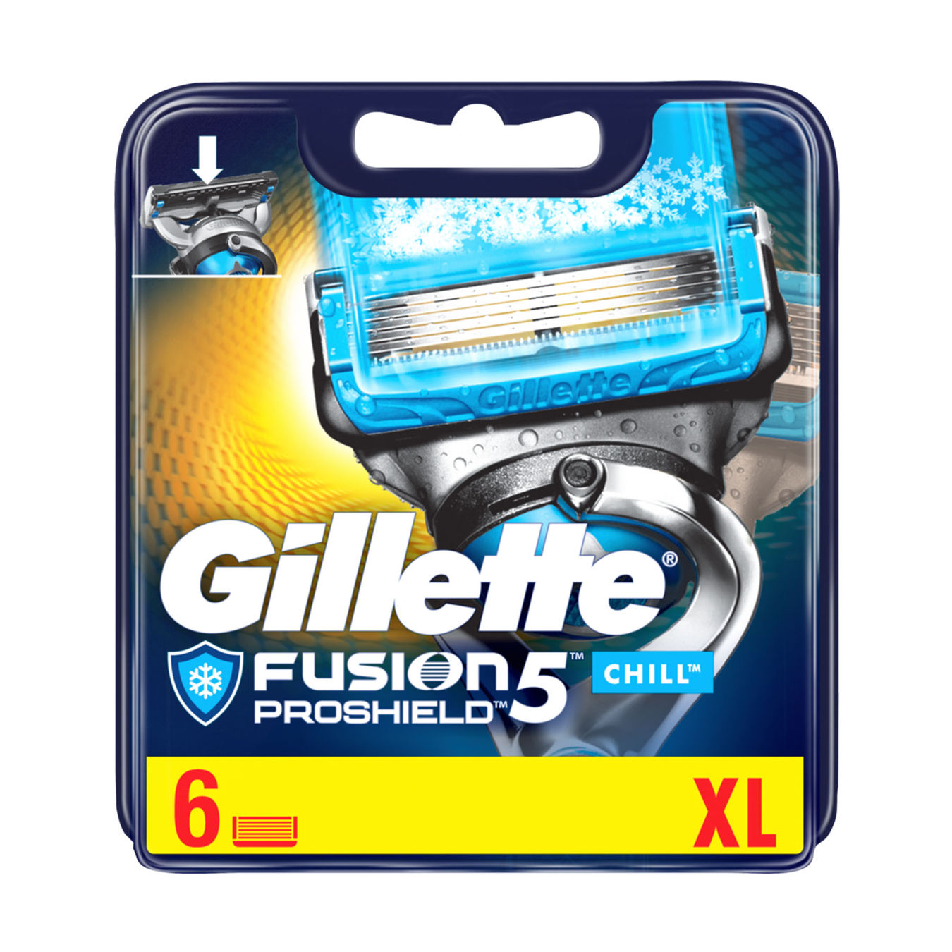 Gillette Fusion5 ProShield Chill Rasierklingen 6 Stück von Gillette