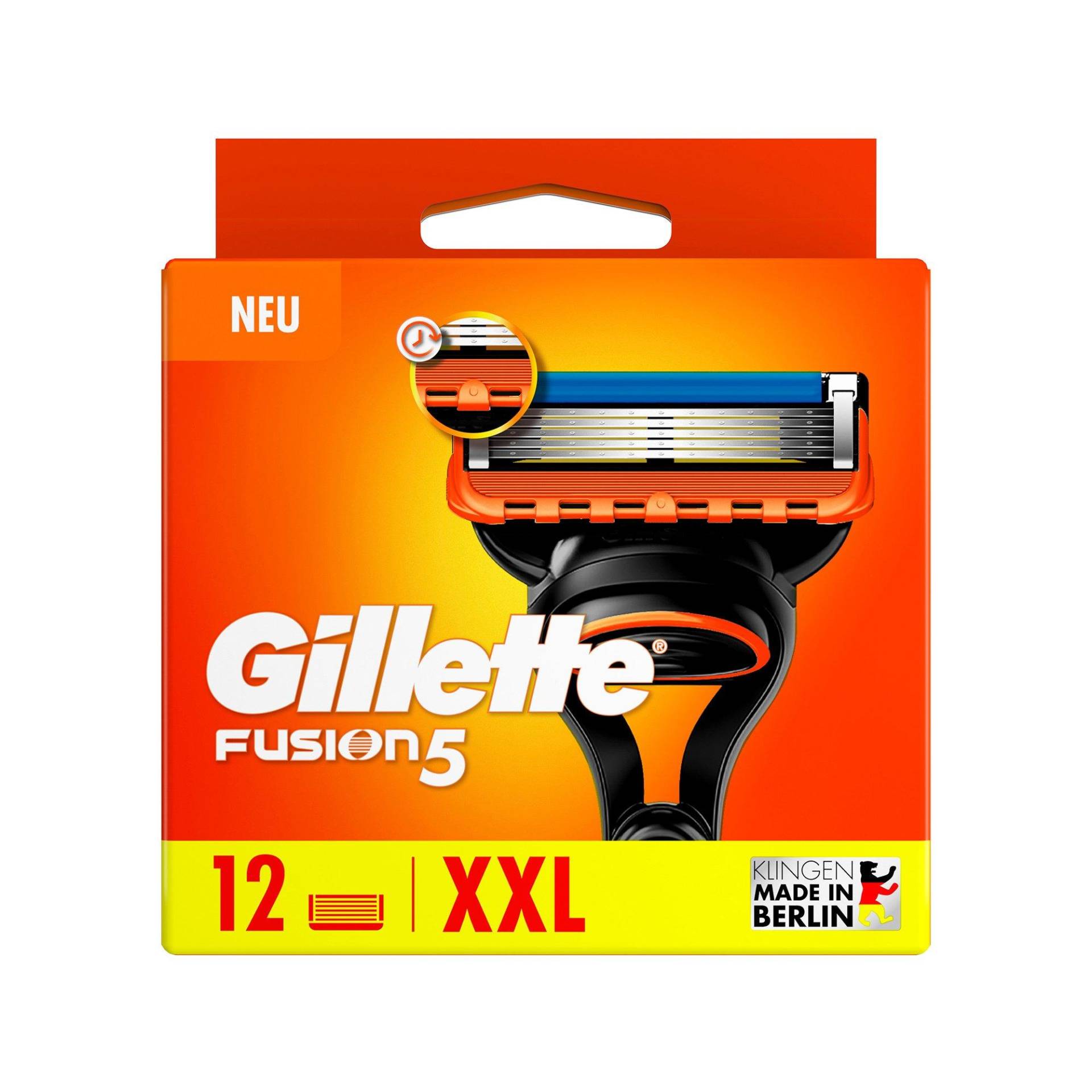 Gillette - Systemklingen 12er, 12 Pezzi, Metallgrau