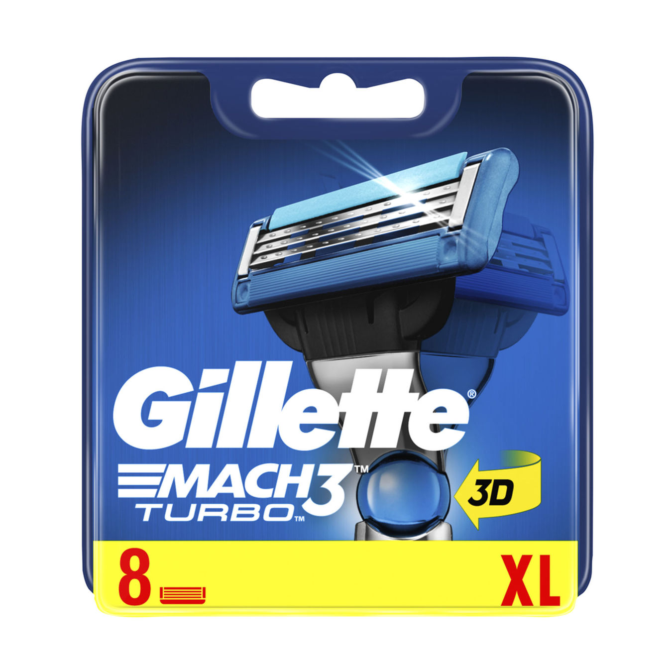 Gillette Mach3 Turbo 3D Rasierklingen 8 Stück von Gillette