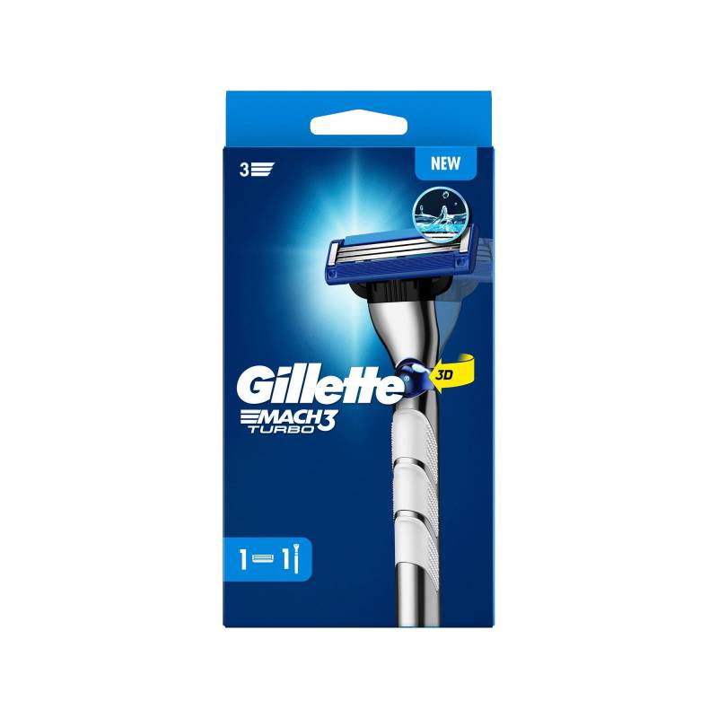 Mach3 Turbo Rasierer + 1 Klinge Damen  ONE SIZE von Gillette