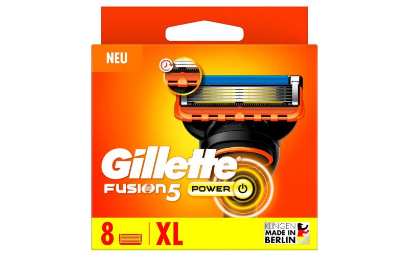 Gillette Rasierklingen »Fusion5 Power 8 Stück«, (8 tlg.) von Gillette