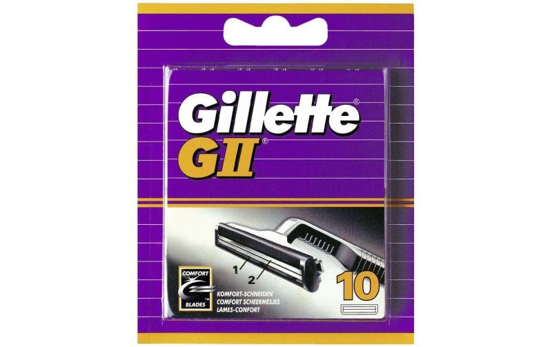 Gillette Rasierklingen »GII 10 Stück«, (10 tlg.), Gillette GII von Gillette