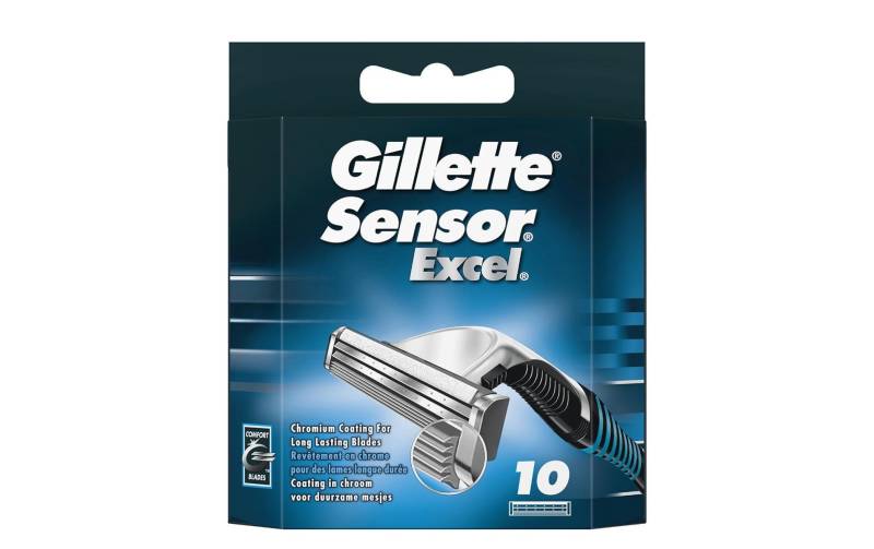 Gillette Rasierklingen »SensorExcel 10 Stück«, (10 tlg.), Gillette SensorExcel von Gillette