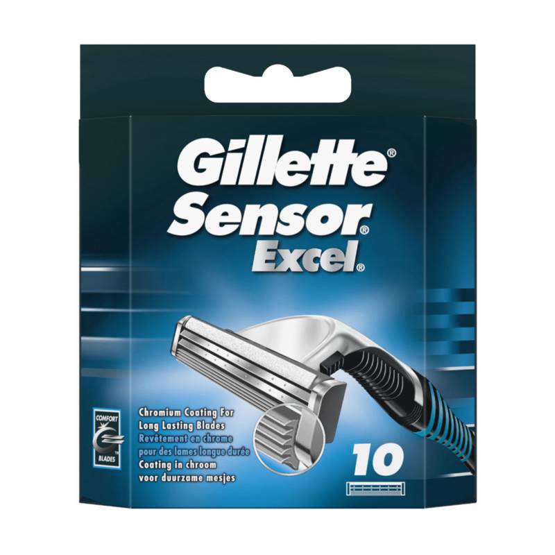 Gillette Sensor Excel Rasierklingen 10 Stück von Gillette