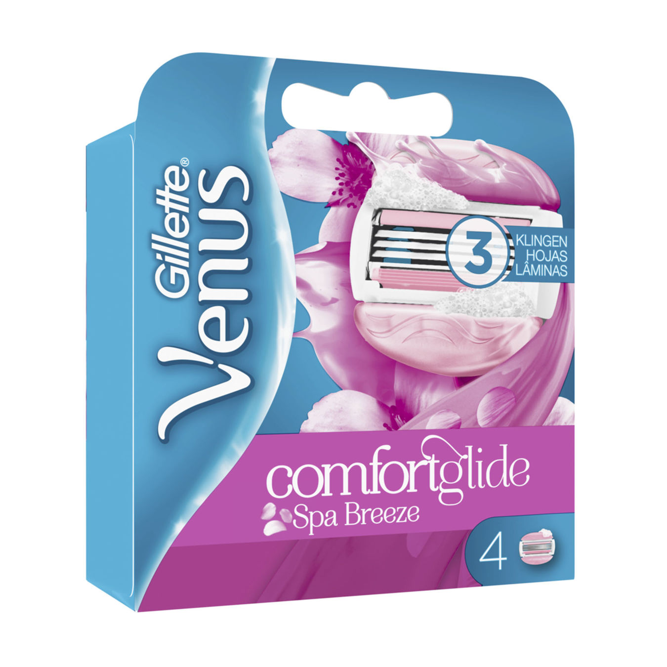 Gillette Venus ComfortGlide Spa Breez Rasierklingen 4 Stück von Gillette