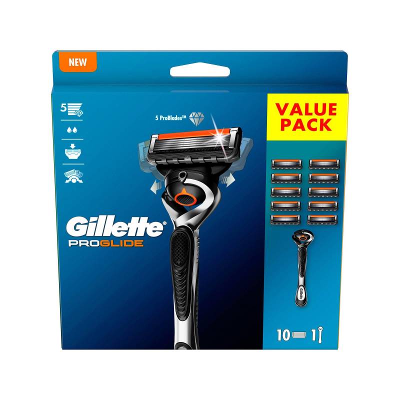 Proglide Rasierer Für Männer, 10 Ersatzklingen Damen  11STK von Gillette