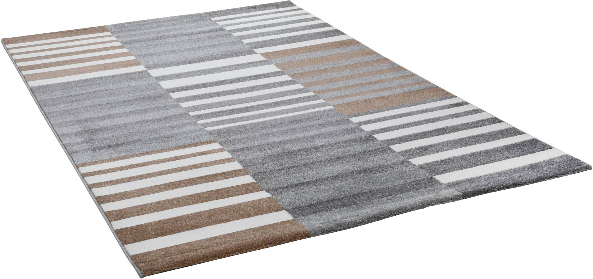 Gino Falcone Teppich »Monia 530«, rechteckig, 11 mm Höhe, Kurzflor, modernes Design, gestreift, Wohnzimmer Gino Falcone Teppich »Monia 530«, rechteckig, 11 mm Höhe, Kurzflor, modernes Design, gestreift, Wohnzimmer von Gino Falcone