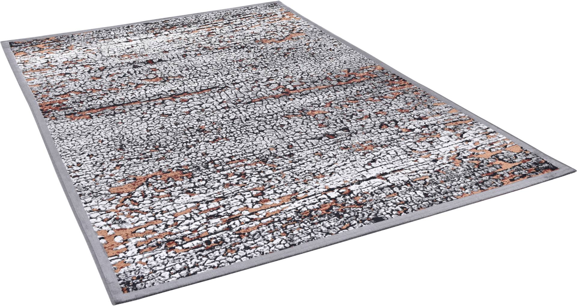 Gino Falcone Teppich »Orelia 102«, rechteckig, 7 mm Höhe, Kurzflor, modernes Design, mit leichtem Glanz, Wohnzimmer Gino Falcone Teppich »Orelia 102«, rechteckig, 7 mm Höhe, Kurzflor, modernes Design, mit leichtem Glanz, Wohnzimmer von Gino Falcone