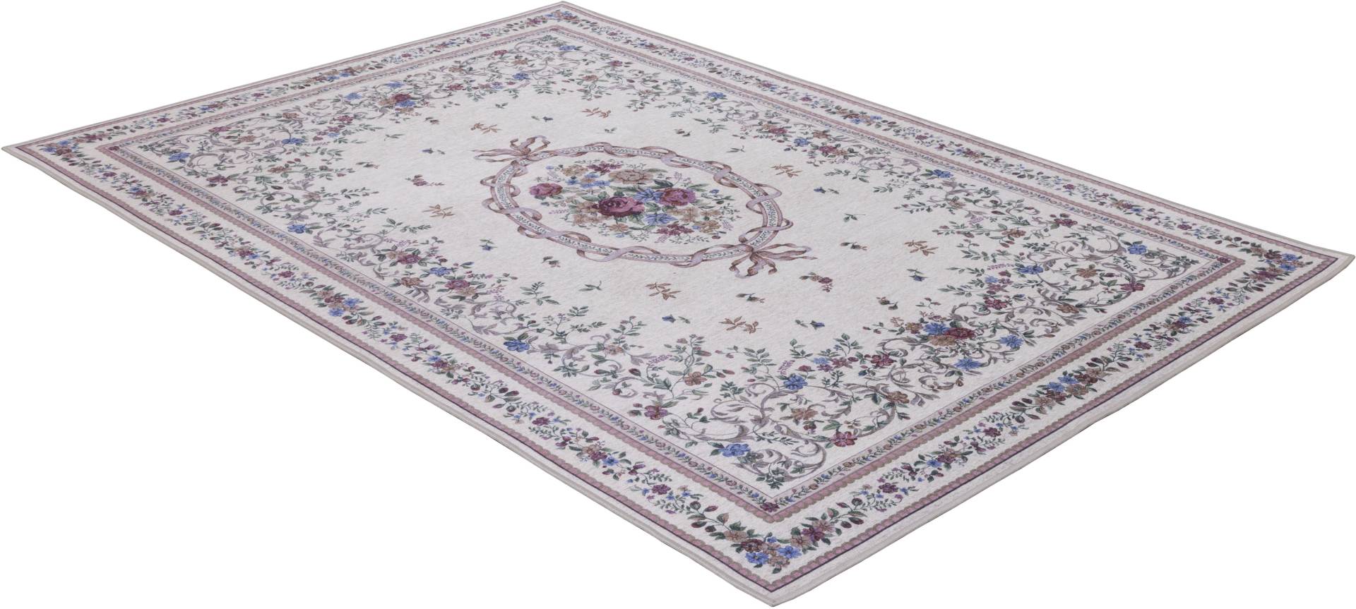Gino Falcone Orientteppich »Viola GF046«, rechteckig, 3 mm Höhe, in Pastell Farben, ideal im Wohnzimmer & Schlafzimmer Gino Falcone Orientteppich »Viola GF046«, rechteckig, 3 mm Höhe, in Pastell Farben, ideal im Wohnzimmer & Schlafzimmer von Gino Falcone