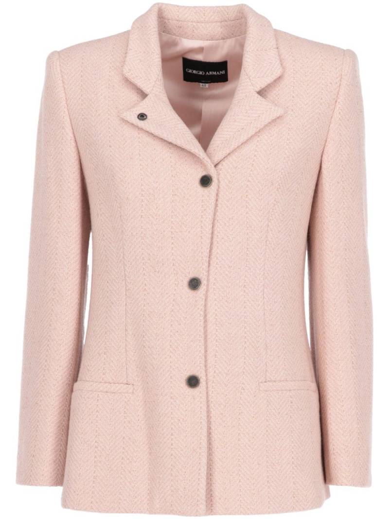 Giorgio Armani Pre-Owned 2000 single-breasted jacket - Pink von Giorgio Armani Pre-Owned