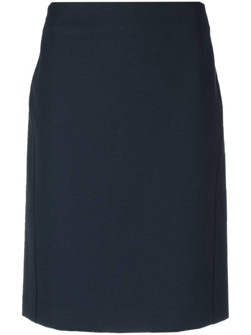 Giorgio Armani Pre-Owned 2000s high-waisted A-line skirt - Blue von Giorgio Armani Pre-Owned