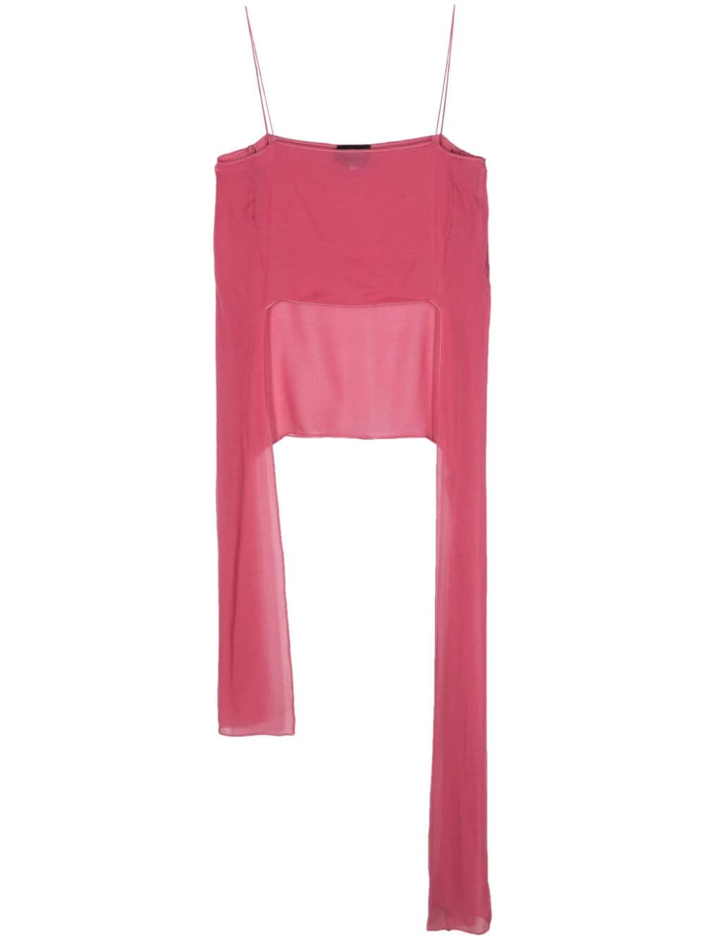 Giorgio Armani Pre-Owned 2000s tied silk top - Pink von Giorgio Armani Pre-Owned