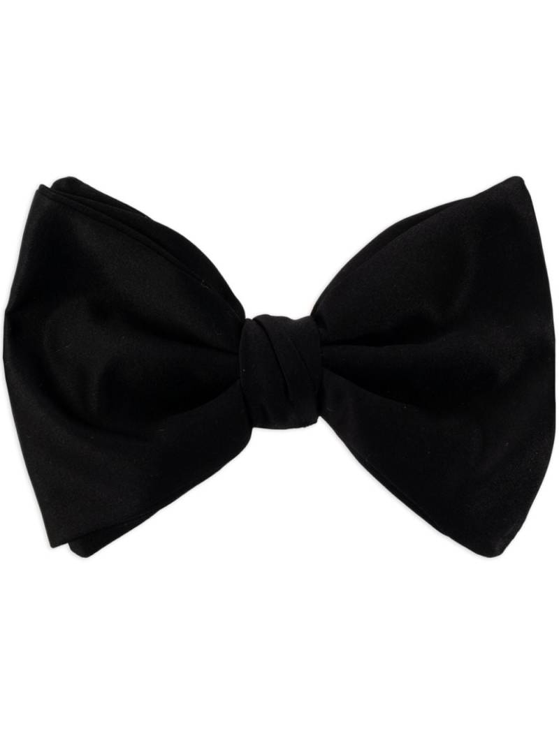 Giorgio Armani adjustable-fit silk bow tie - Black von Giorgio Armani