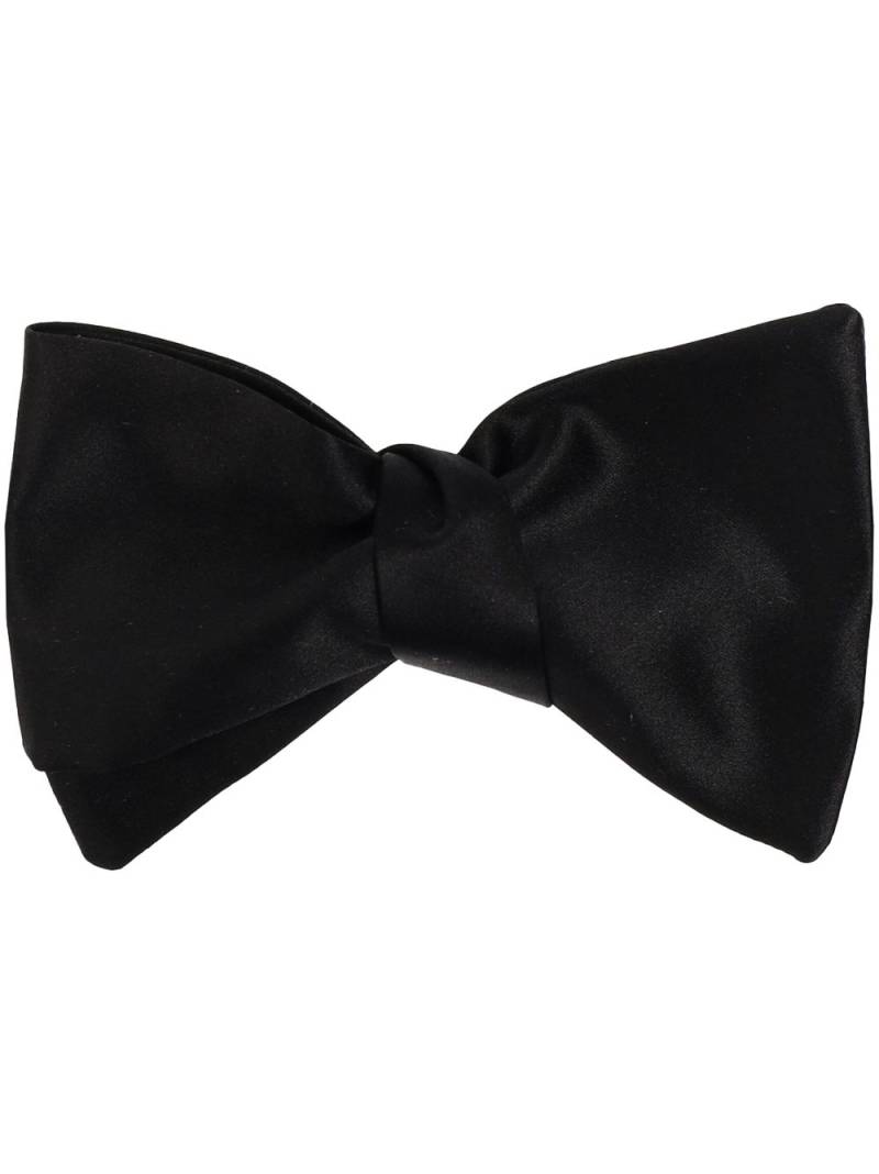 Giorgio Armani adjustable-fit silk bow tie - Black von Giorgio Armani